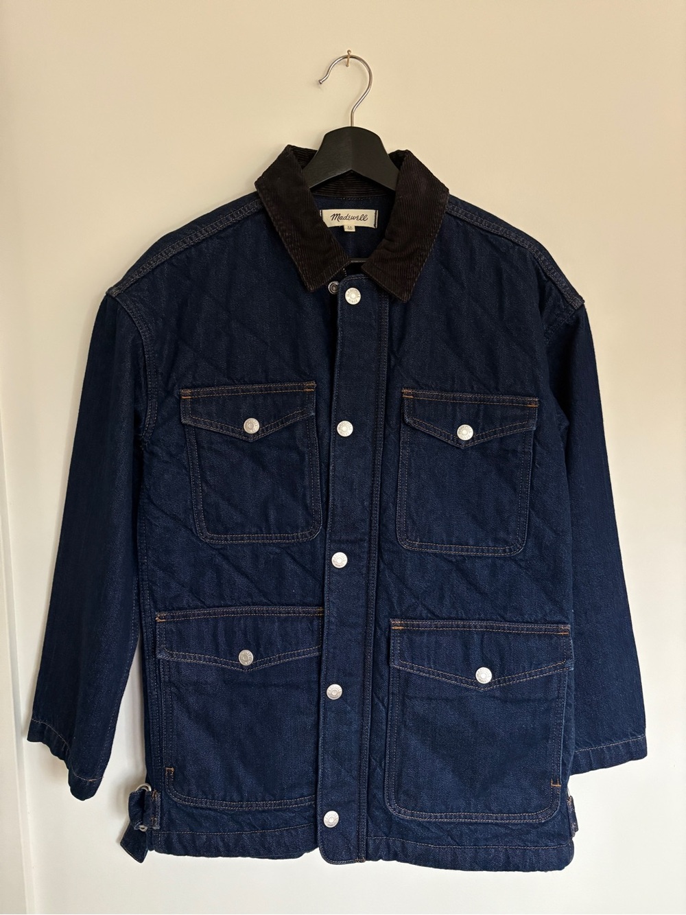 Madewell Denim Quilted Workwear Jacket